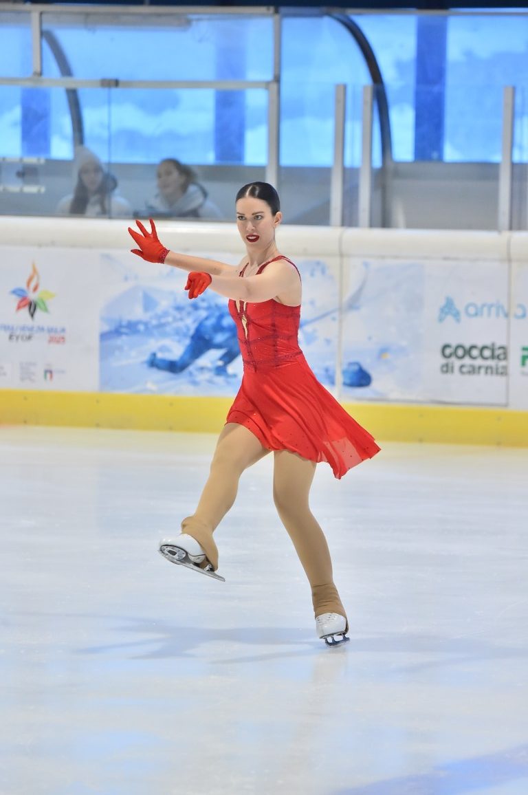 Camilla durante la step sequence